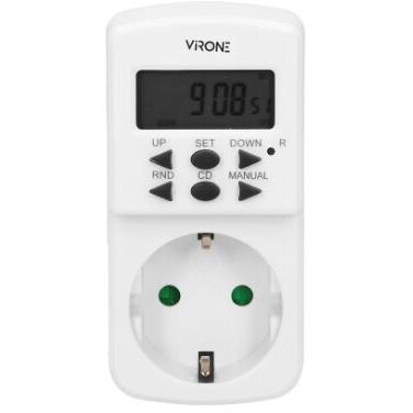 Oferte la Priza Programabila VIRONE DT-2(GS) Mini 230V 1800W 10 Programe 12/24H Alb