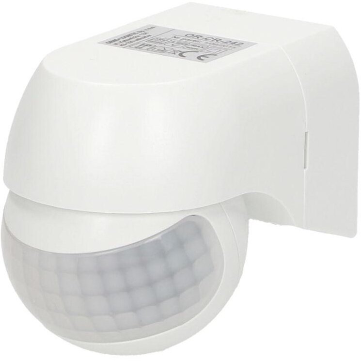 Oferte la Mini Senzor De Miscare Reglabil Vertical Si Orizontal Unghi De 180 IP44 Alb