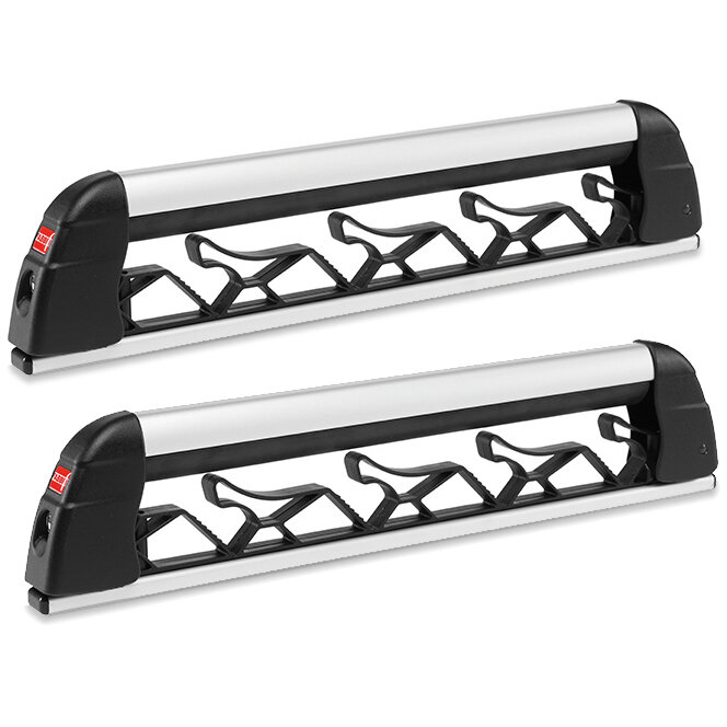 Oferte la Suport Schiuri Aluski & Board Pentru 3 Perechi De Schiuri Sau 2 Snowboard Negru/Alb