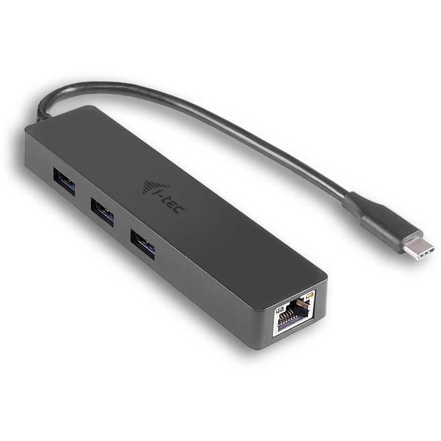 Oferte la Hub Extern C31GL3SLIM 3 Porturi USB 3.0 1 Port RJ45 Cablu USB-C Negru