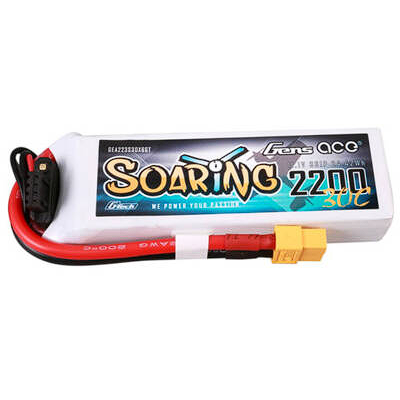 Oferte la Acumulator G-Tech Soaring 2200mAh 11.1V 30C 3S1P Lipo Batte
