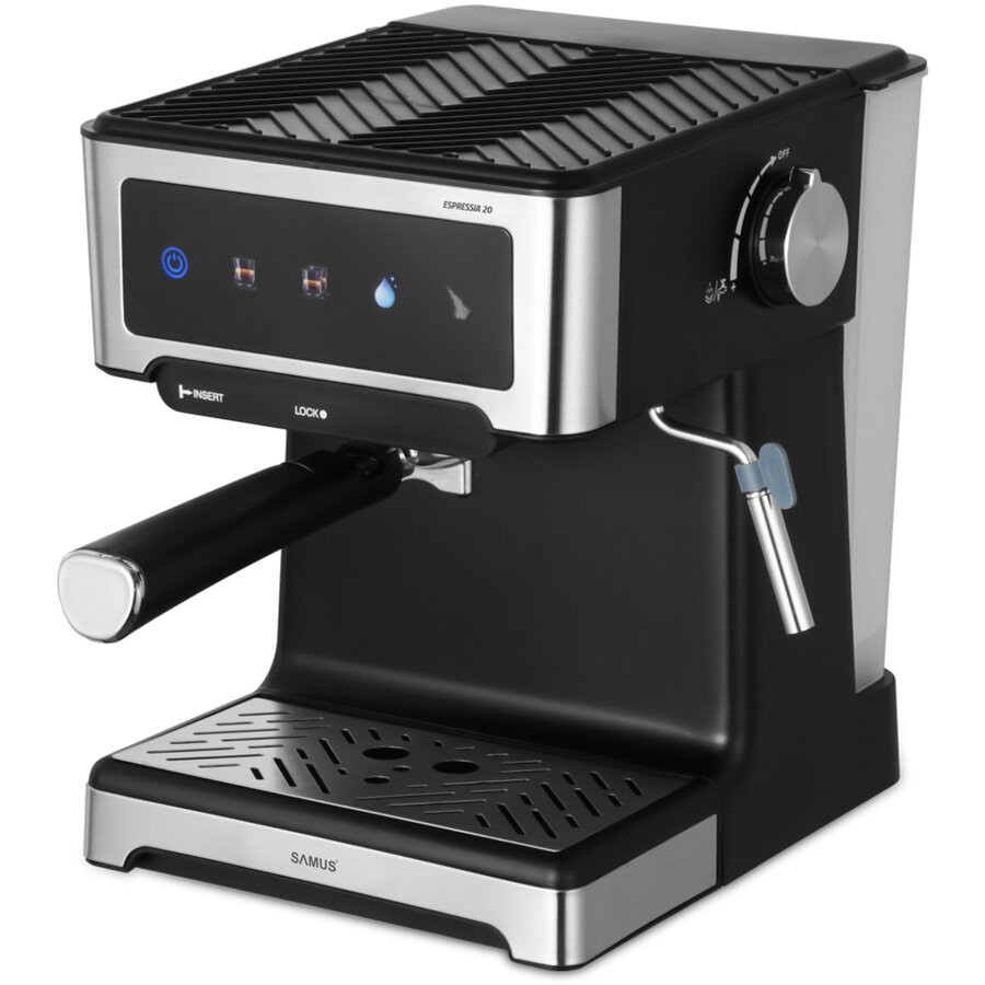 Oferte la Espressor Cafea Manual Espressia 20 Ecran IMD Integrat 20bar 1150W 1.8l Negru