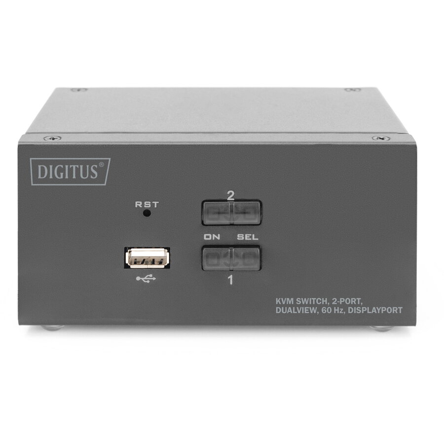 Oferte la Accesoriu server KVM switch DisplayPort 2x 1 black, dual display