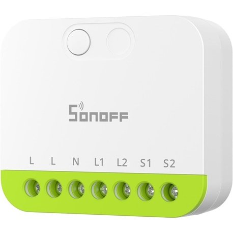 Oferte la Releu Smart Sonoff MINI-ZB2GS, Zigbee 3.0, 2 Canale, Router Zigbee, 16A Total, Alb / 6920075743616