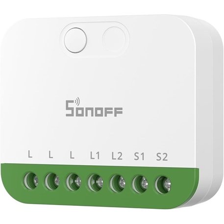 Oferte la Releu Smart Sonoff MINI-2GS, Matter Over Wi-Fi, 2 Canale Independente, 16A Total, Alb / 6920075743623
