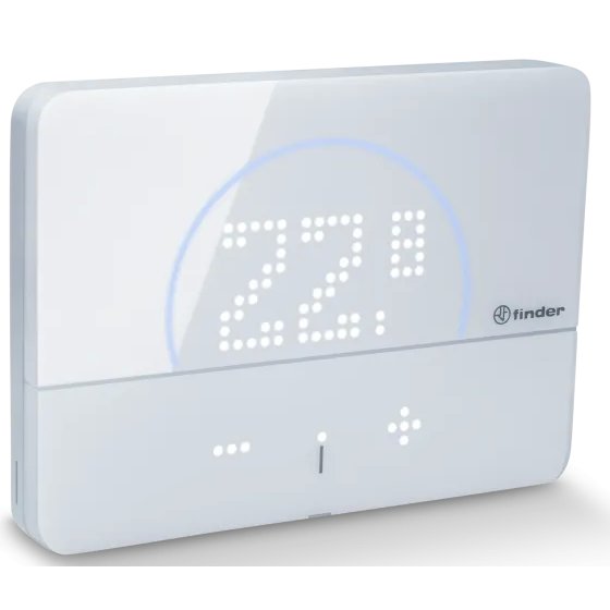 Oferte la Termostat Smart Bliss2, Finder 1CB190050007, comunicatie 868 MHz RF si Wi-Fi prin GATEWAY