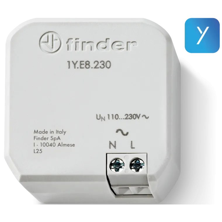 Amplificator semnal Bluetooth Yesly, Finder 1Y.E8.230, alimentare 230 VCA, montaj in doza