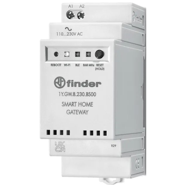 Oferte la Gateway Modular Yesly, Finder 1Y.GW.8.230.BS00, WiFi 2.4 GHz, Bluetooth, 230 VCA, montaj sina