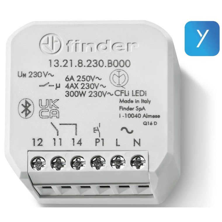 Oferte la Releu multifunctional Yesly, Finder 13.21.8.230.B000, Bluetooth, 16 A, 230 VCA, montaj in doza