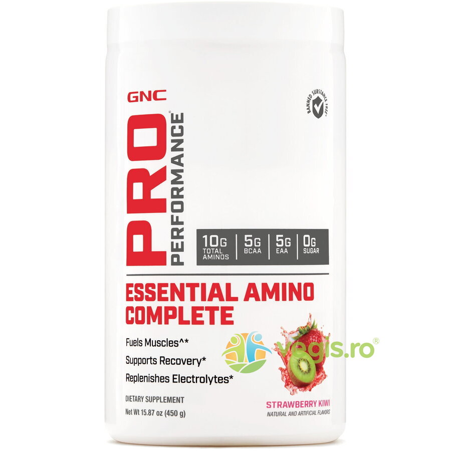 Oferte la Aminoacizi Esentiali cu Aroma de Capsuni si Kiwi Pro Performance 462g