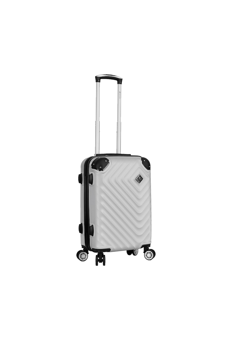 Oferte la Troler de cabina  SW44103 - ABS - cifru - 4 roti duble - 35L - 55 cm - argintiu