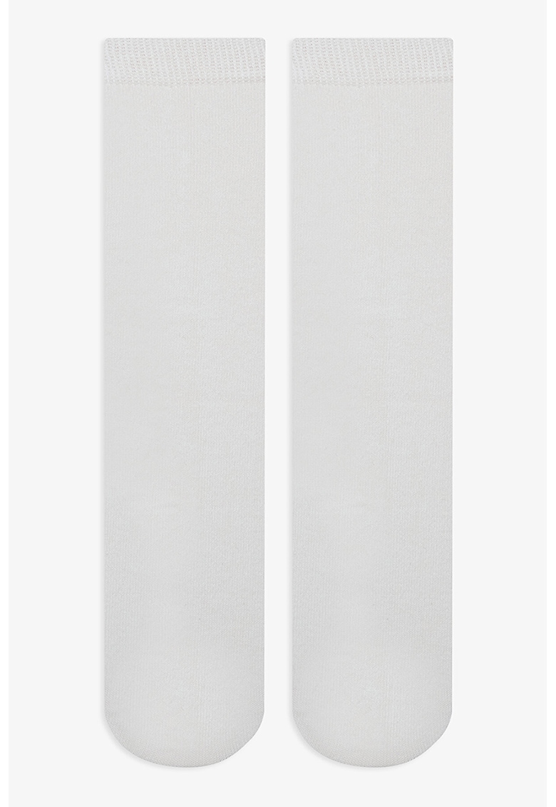 Oferte la Sosete lungi din amestec de bumbac - Alb murdar