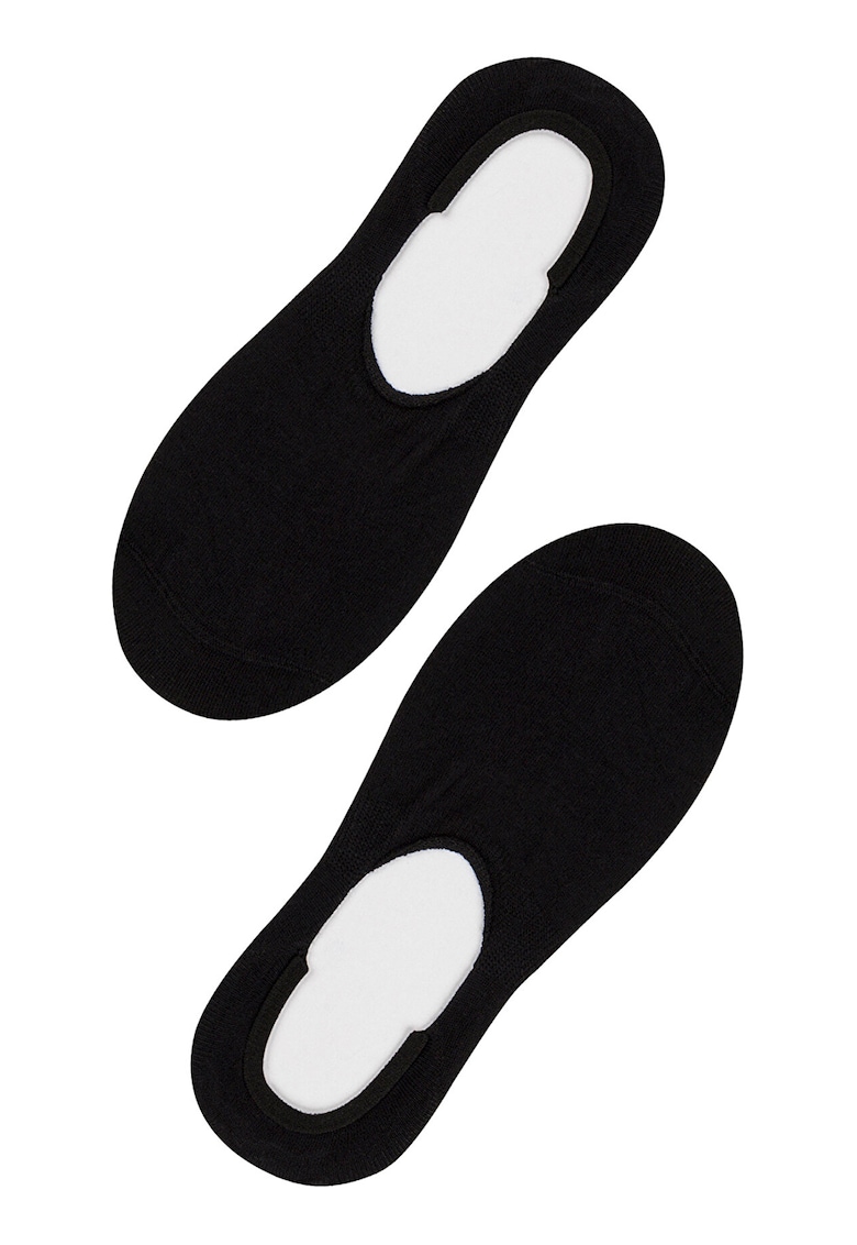 Oferte la Sosete foarte scurte din amestec de bumbac - Negru