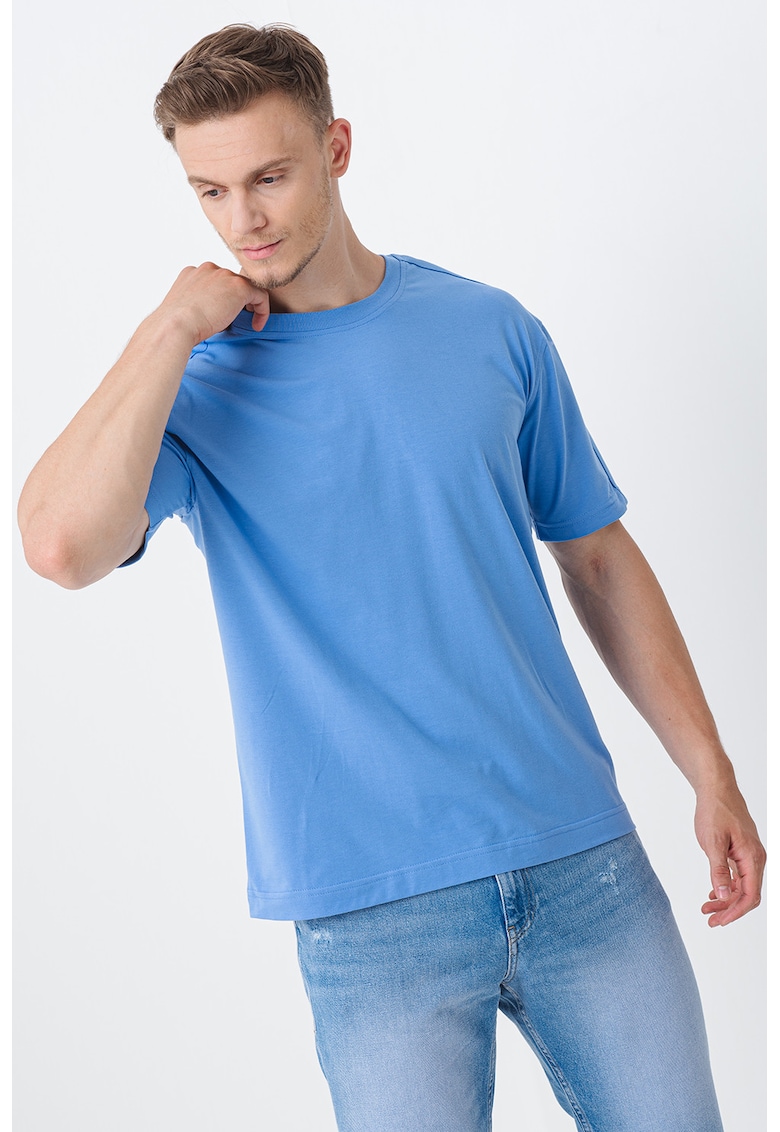 Oferte la Tricou relaxed fit pentru antrenament - Albastru pastel/Alb optic