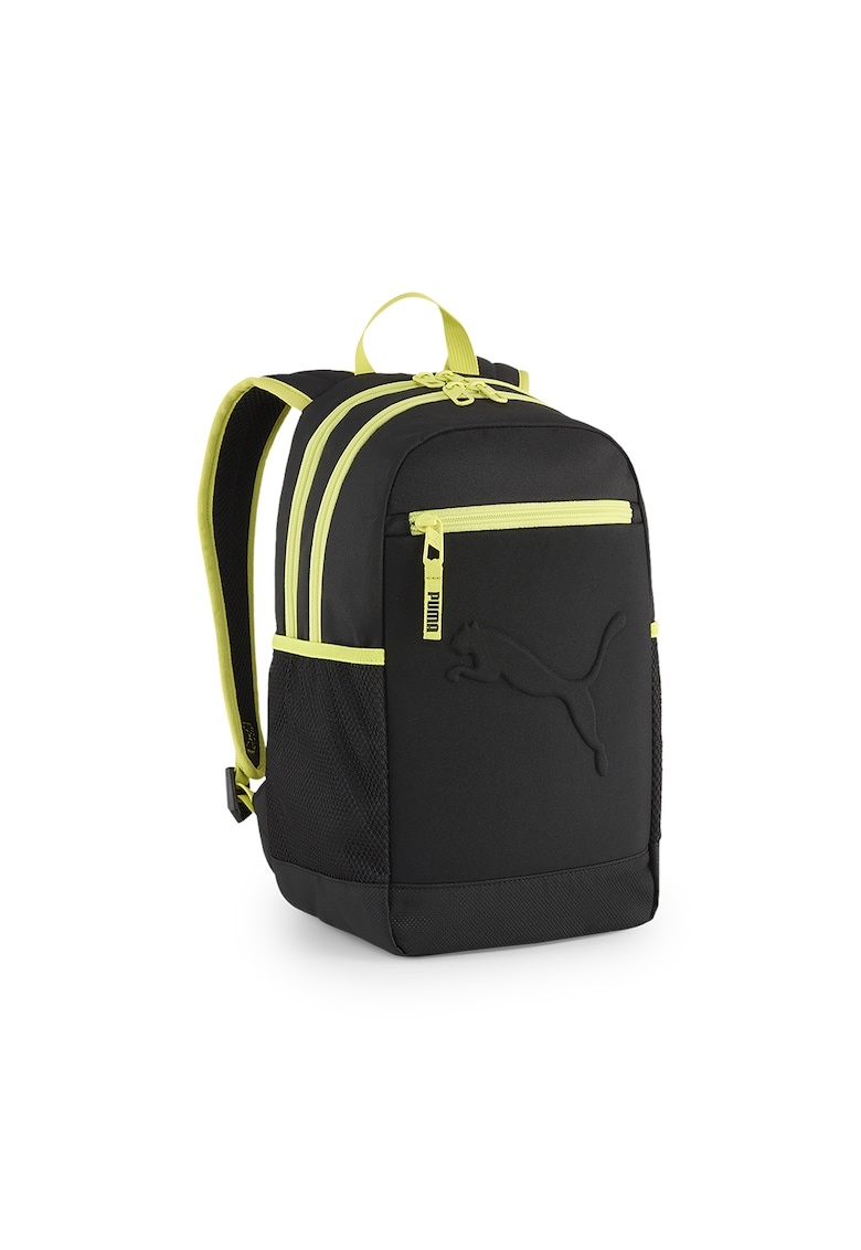 Oferte la Rucsac mic din material textil cu logo in relief Buzz - Negru/Verde lime