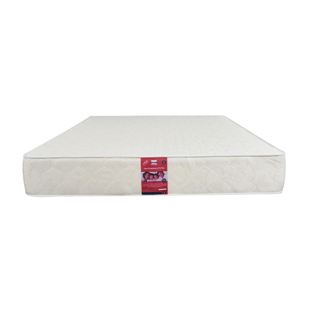 Oferte la Saltea superortopedica Letto Plus, arcuri Bonell, material Jaquard, alb, 200 x 24 x 160 cm