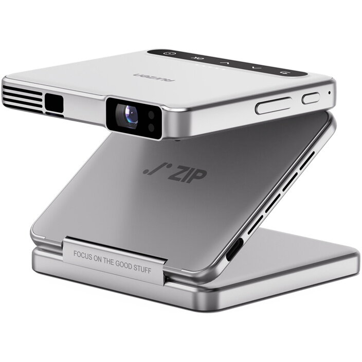Oferte la Mini Proiector Zip Tri-Fold Bluetooth Argintiu