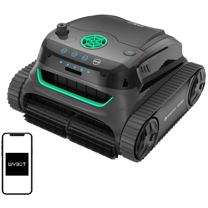 Oferte la Robot de Curatat Piscina S2 fara Fir Baterie 7800mAh Negru/Verde