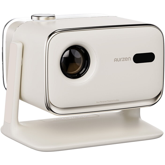 Oferte la Videoproiector Boom Mini Rezolutie Full HD Dolby Audio Wi-Fi Bluetooth Alb