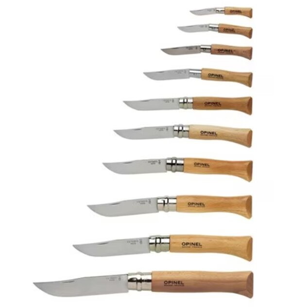 Oferte la Set Cutite Collector 10 Bucati Lemn de Fag Inox