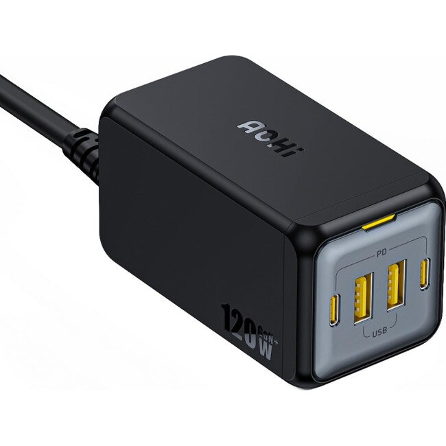 Oferte la Incarcator AOC-C006 120W 2x USB-C 2x USB-A Negru