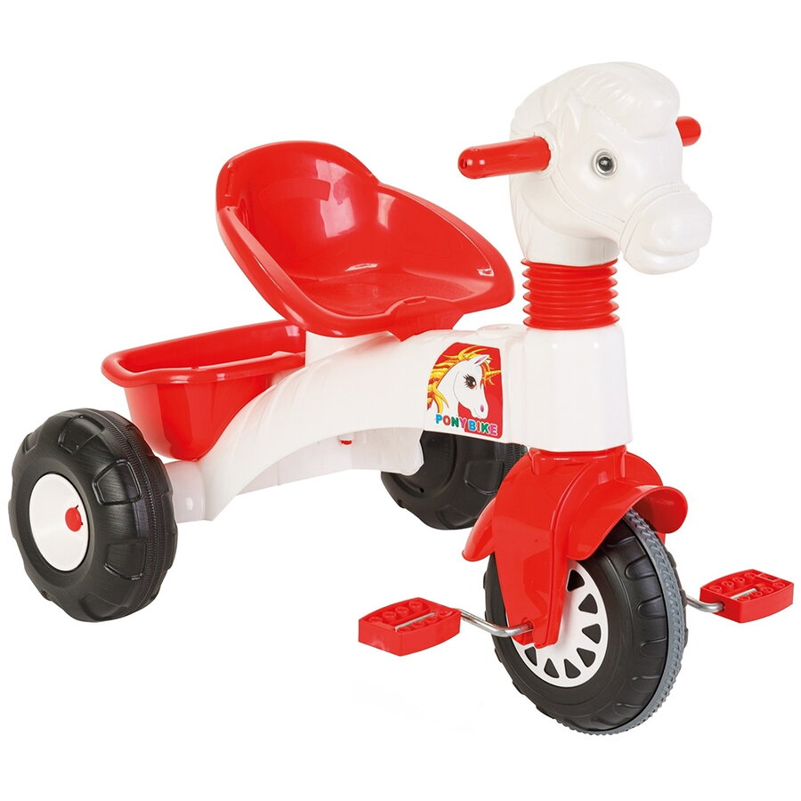 Oferte la Tricicleta Pony 3 Ani+ Alb-Rosu
