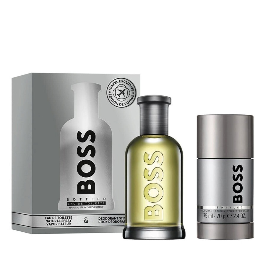 Oferte la Set Cadou Hugo Boss Bottled, Barbati, Apa de Toaleta (Continut set: 50 ml Apa de Toaleta + 75 ml Deo Stick)