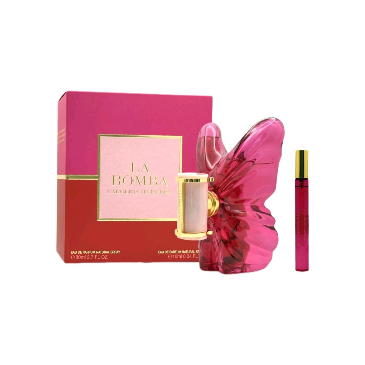 Oferte la Set cadou Carolina Herrera La Bomba, Femei, Apa de parfum, 80 ml + 10 ml