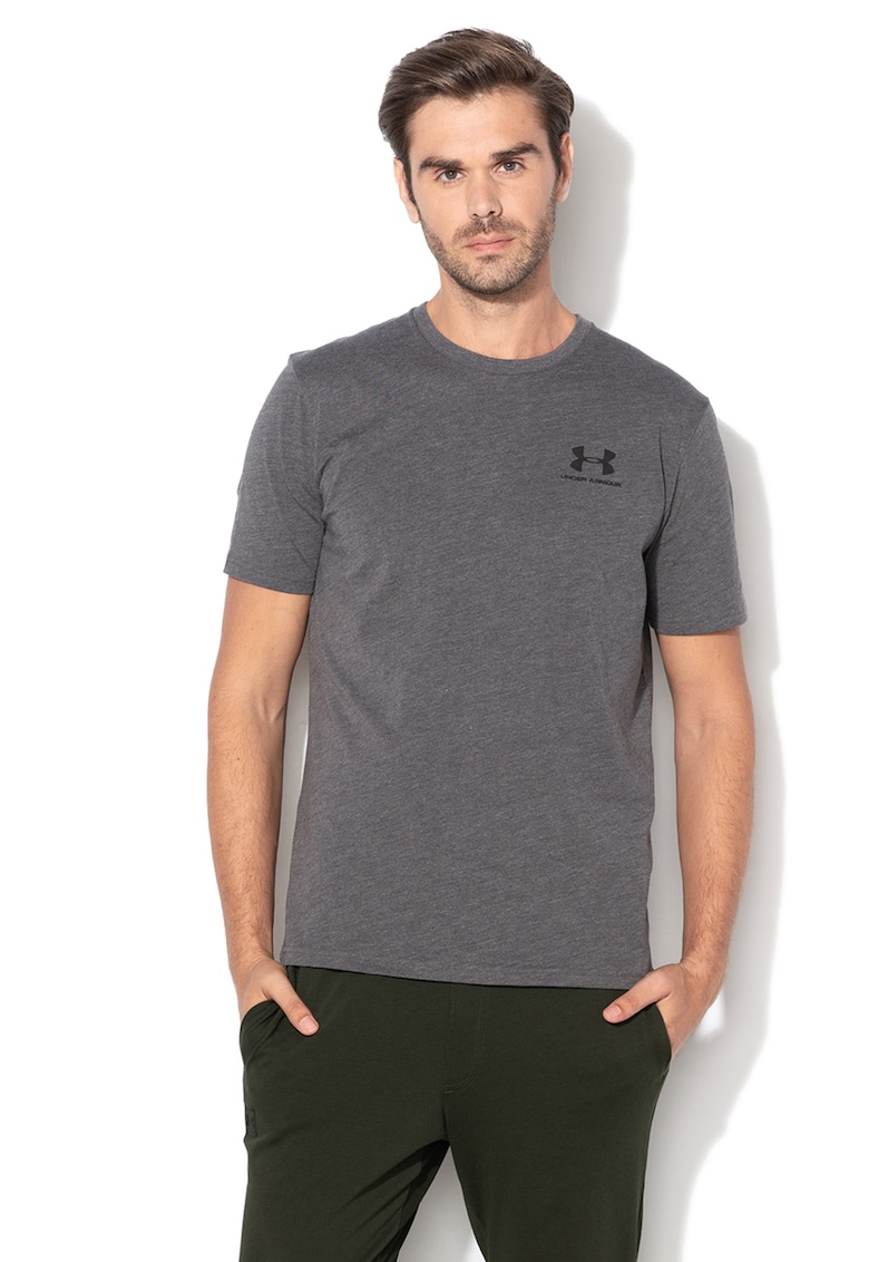 Oferte la Tricou cu decolteu rotund - pentru fitness Sportstyle - Gri