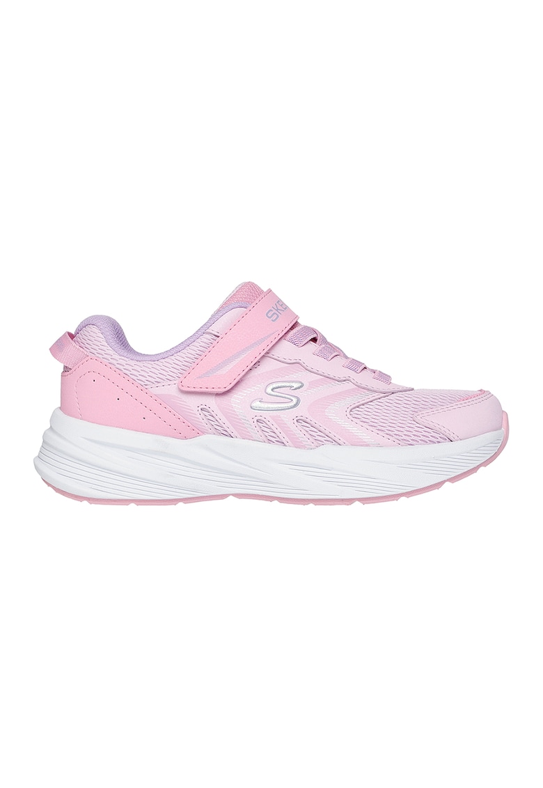 Oferte la Pantofi sport Microspec Tread cu velcro - Roz pastel/Lila/Alb optic