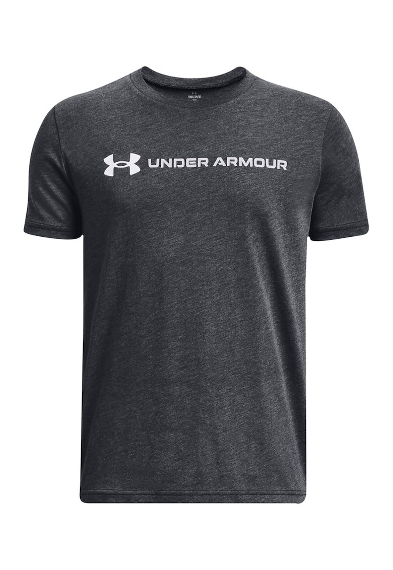 Oferte la Tricou din amestec de bumbac pentru fitness - Gri antracit