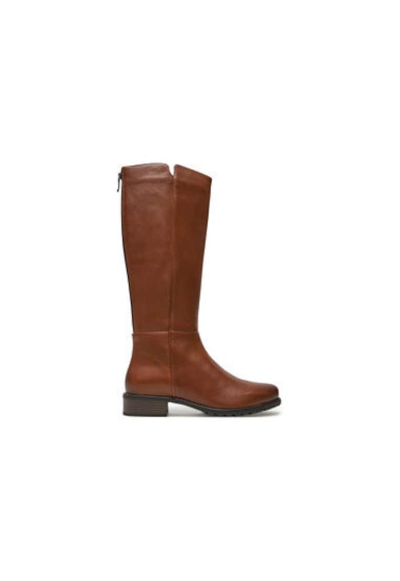 Oferte la Cizme dama  40801 - Piele naturala - Maro - Maro