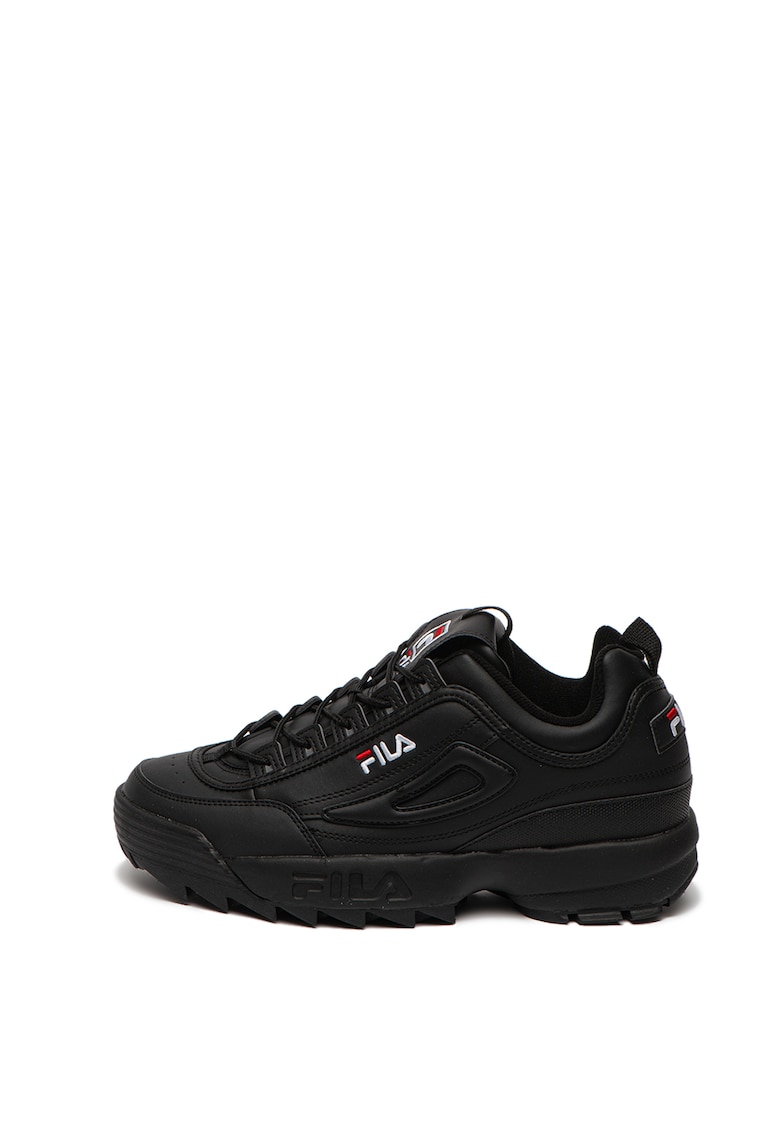 Oferte la Pantofi sport de piele ecologica cu talpa masiva Disruptor 1010262 - Negru