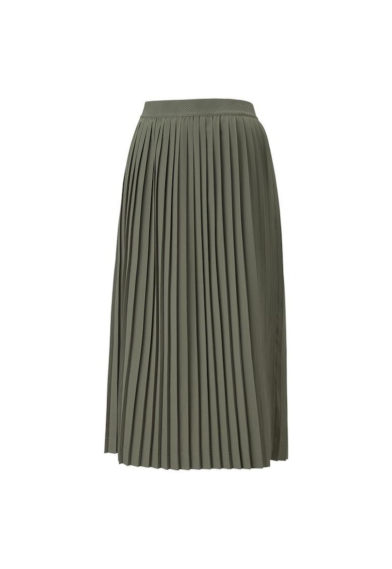 Oferte la Fusta midi plisata SUNPŌ - Verde