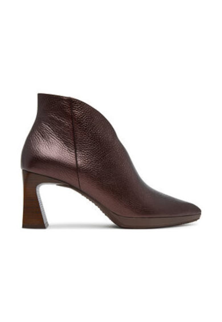 Oferte la Botine dama pana la glezna -  305492838 - piele naturala - maro -