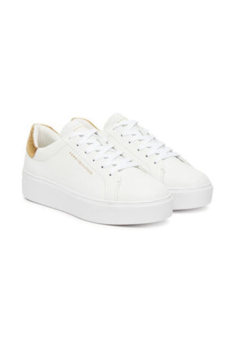 Oferte la Tenisi dama -  305435873 - piele naturala - alb - Alb