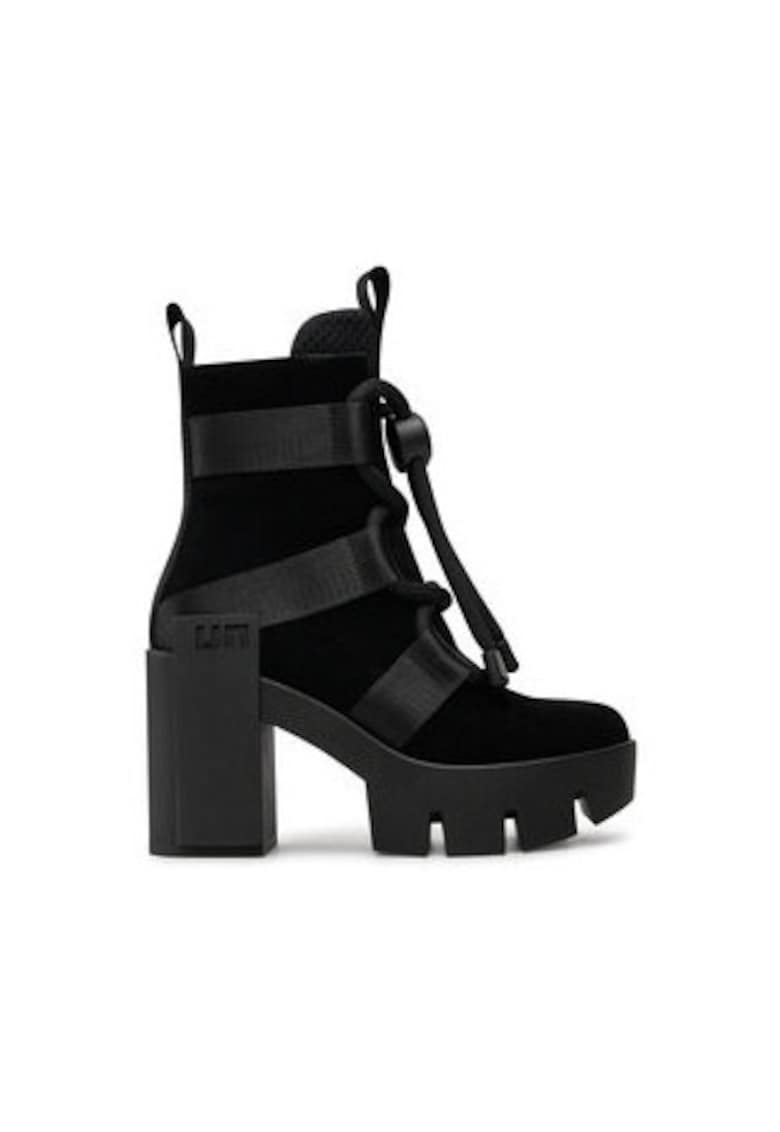 Oferte la Botine dama  din piele naturala - Negru