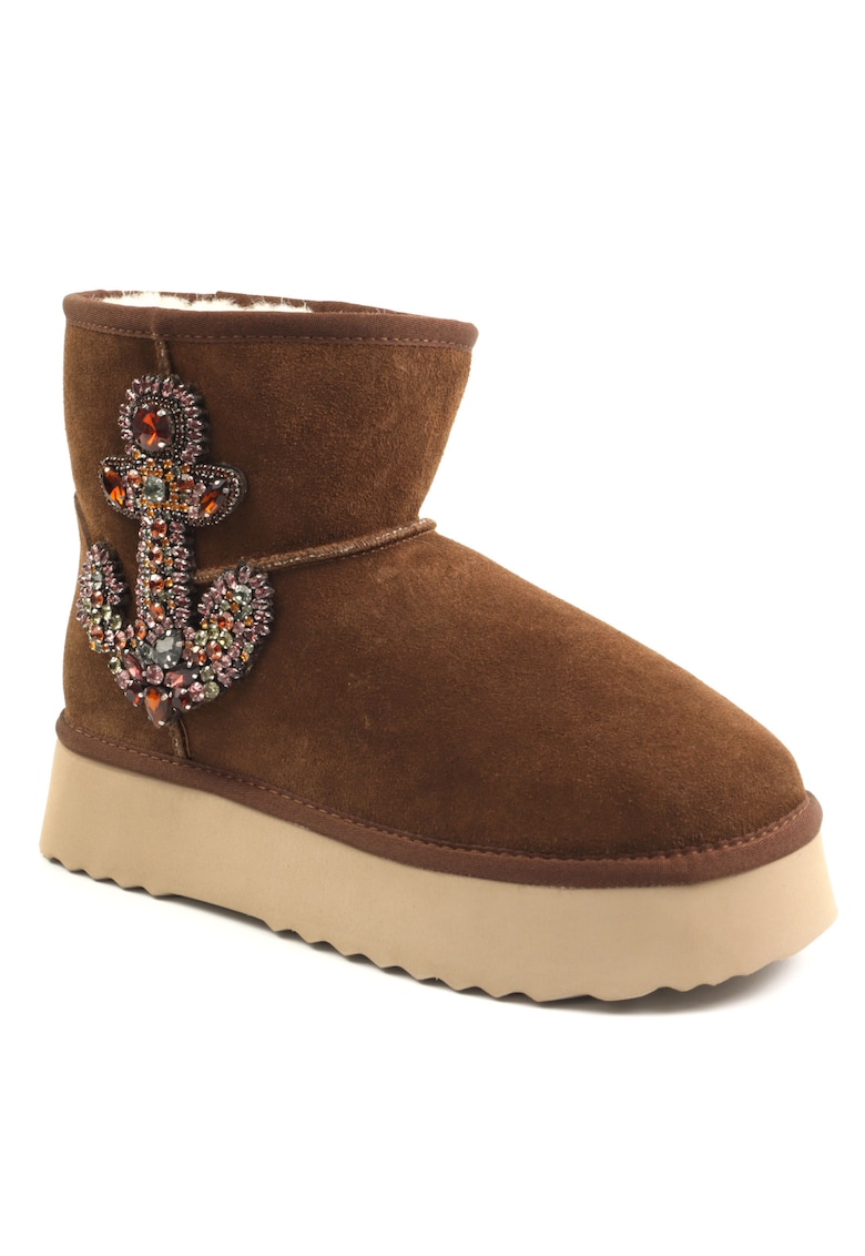 Oferte la Ghete dama stil UGG I251439 - Maro