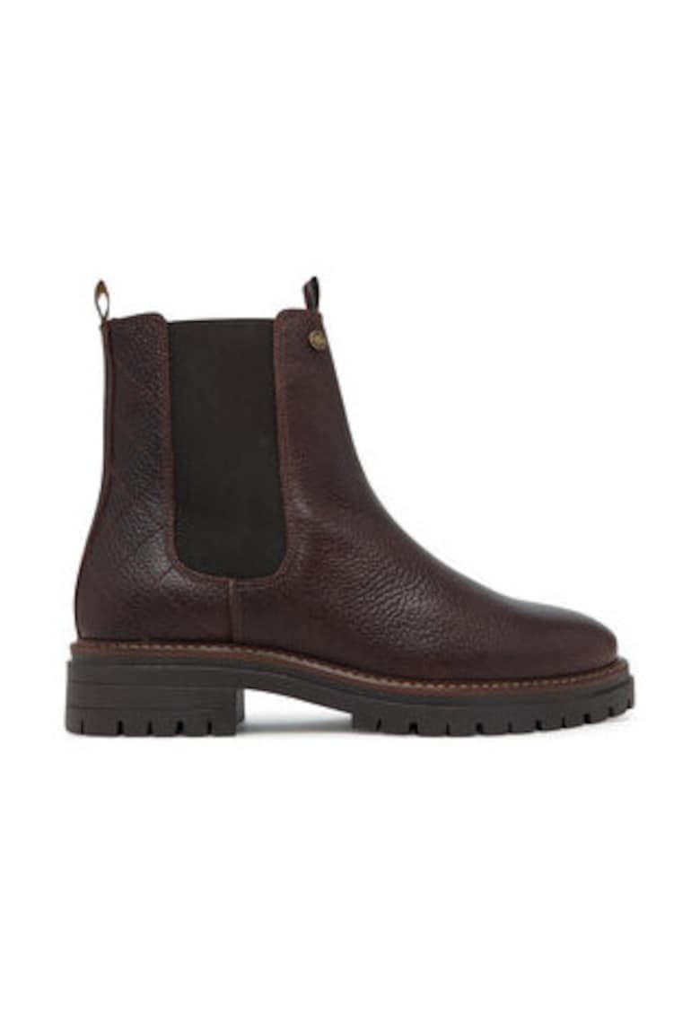 Oferte la Ghete Chelsea pentru femei -  305632036 - piele naturala - maro