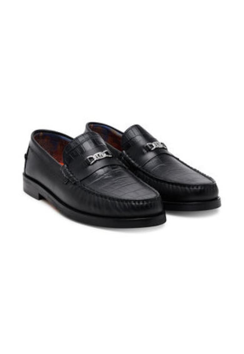 Oferte la Mocasini barbatesti -  305469175 - piele naturala - negru