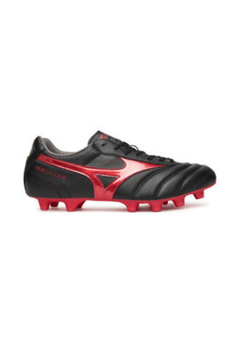 Oferte la Pantofi de fotbal barbati -  piele ecologica - negru/rosu