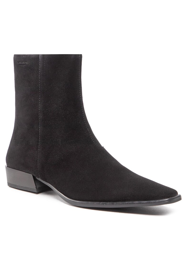 Oferte la Ghete dama pana la glezna -  301243458 - piele naturala - negru