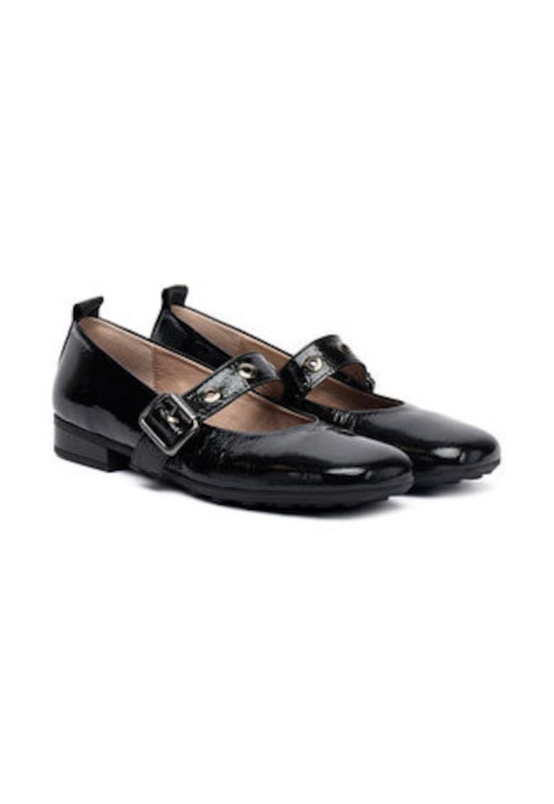 Oferte la Pantofi negri  din piele - Negru