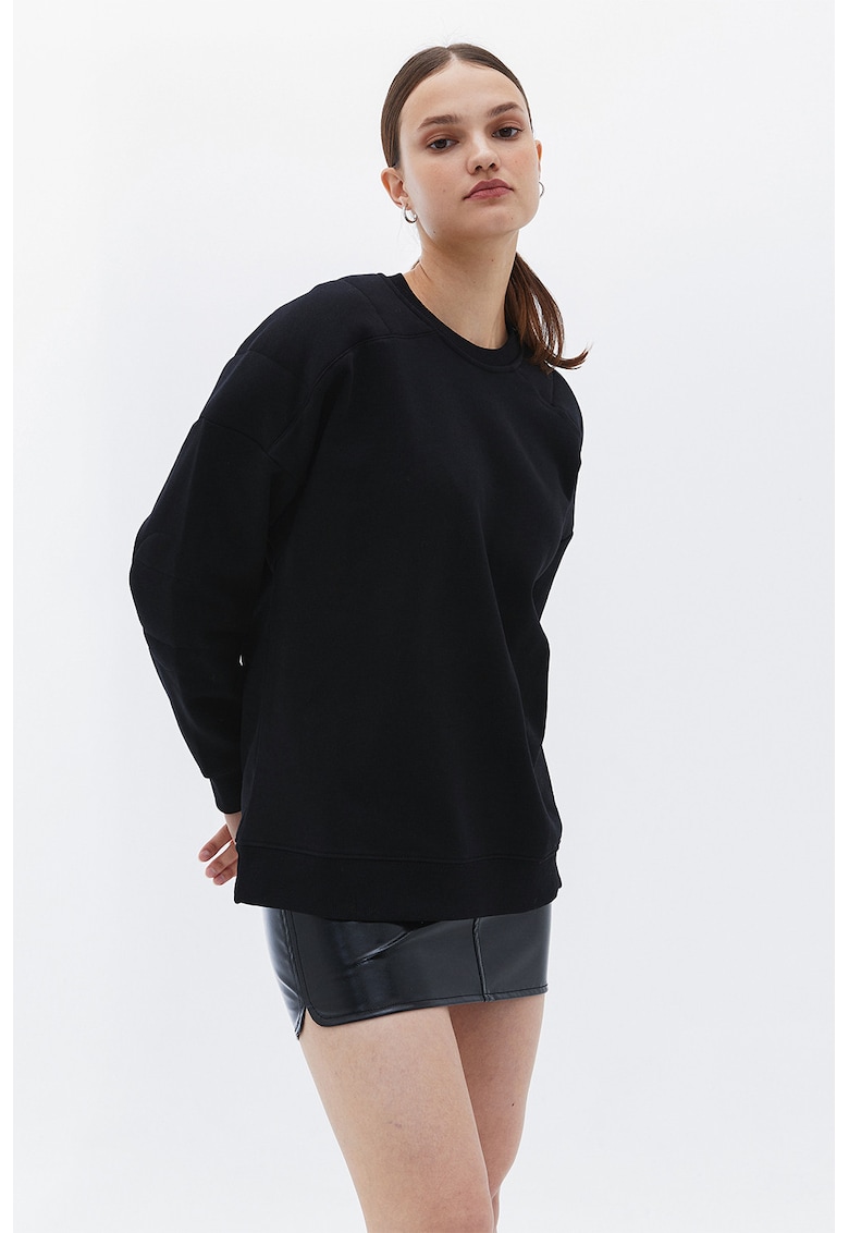 Oferte la Bluza de trening cu maneci raglan - Negru