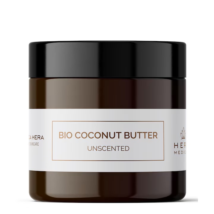 Oferte la Unt de cocos BIO pur neparfumat BIO COCONUT BUTTER, Hera Medical (Gramaj: 120 ml)