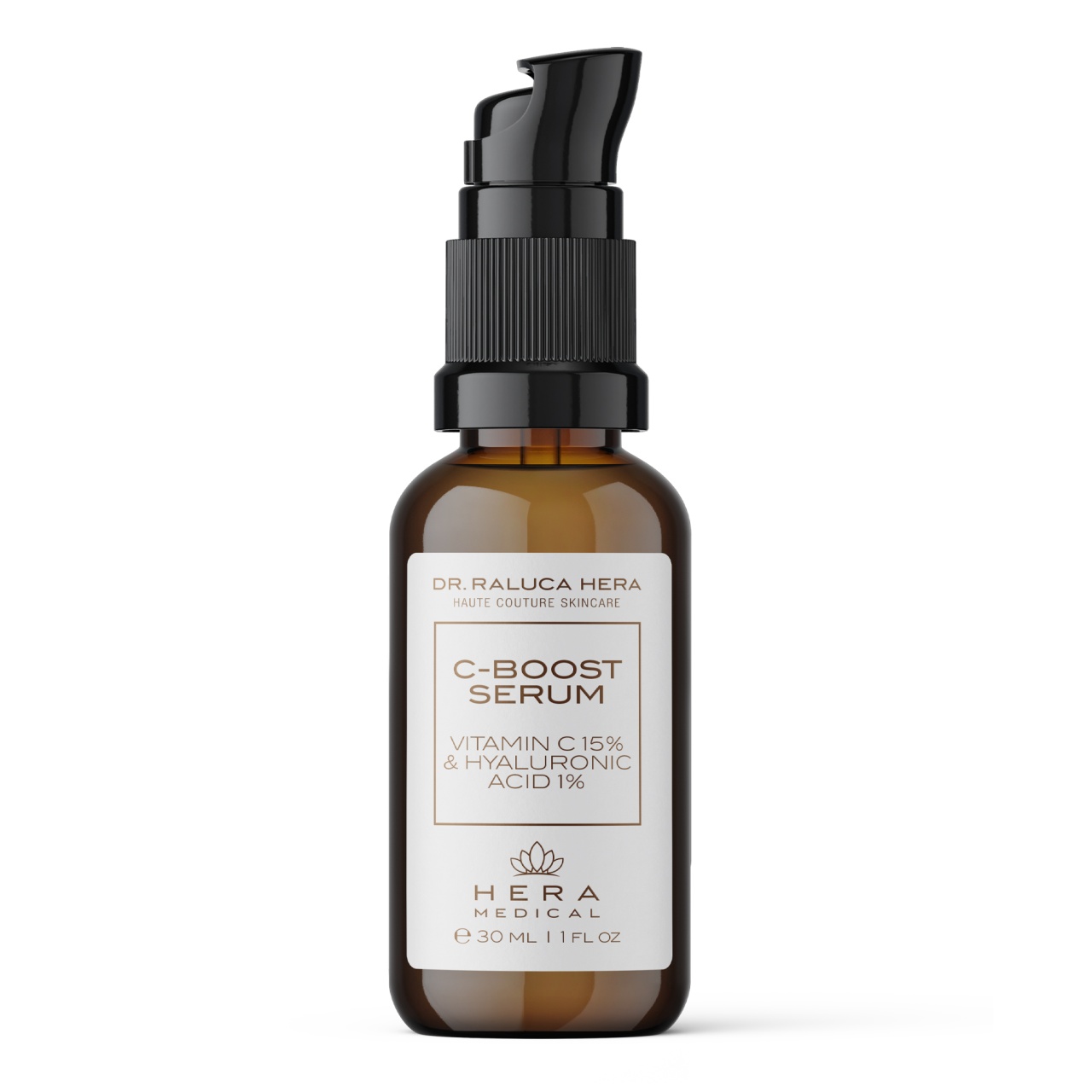 Oferte la Ser facial antioxidant C-Boost cu vitamina C 15% si acid hialuronic 1%, Hera Medical, 30 ml (Gramaj: 30 ml)
