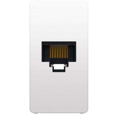 Oferte la Priza Date RJ45 Gewiss System Pura GWC20271, Cat 5e, UTP, Conectare Fara Scule (Toolless), 1 Modul, Alb Lucios