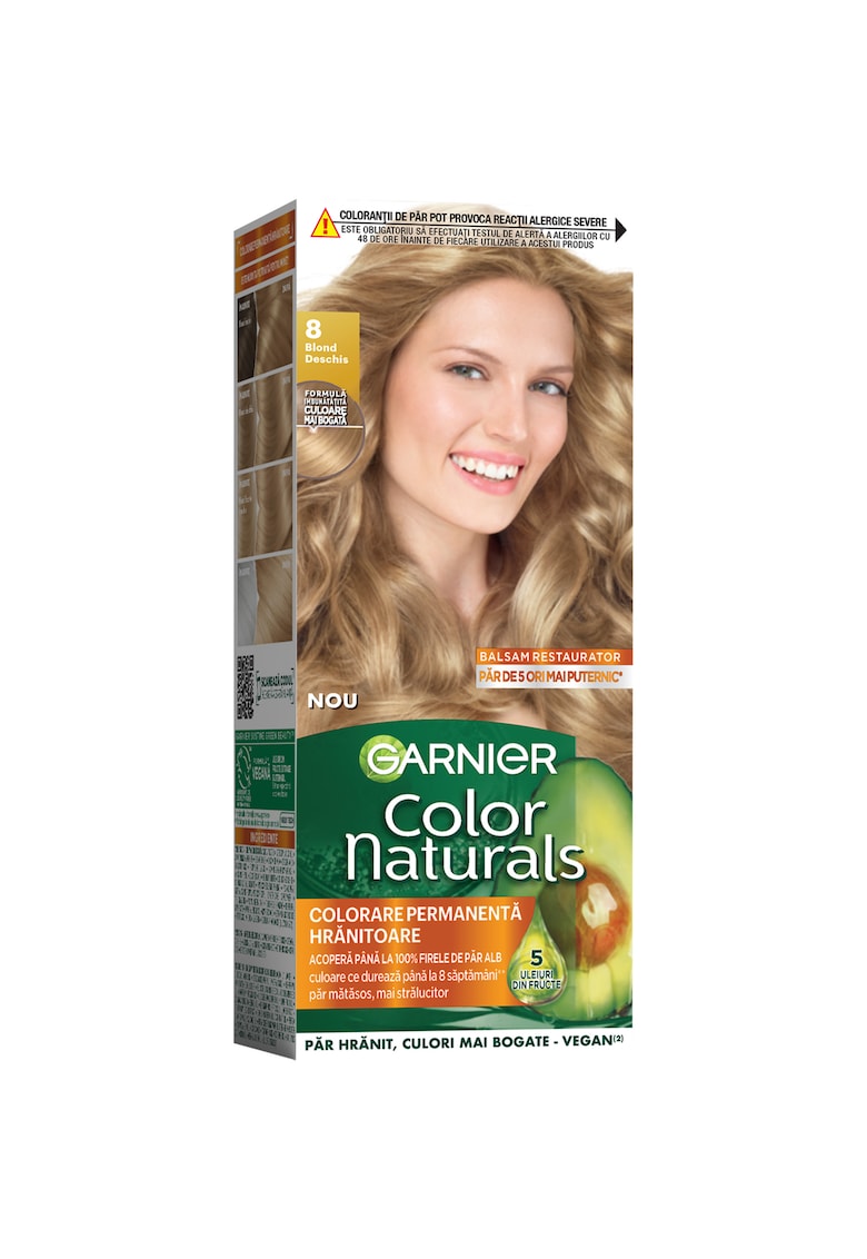 Oferte la Vopsea de par permanenta cu amoniac  Color Naturals - 110 ml - Blond Deschis