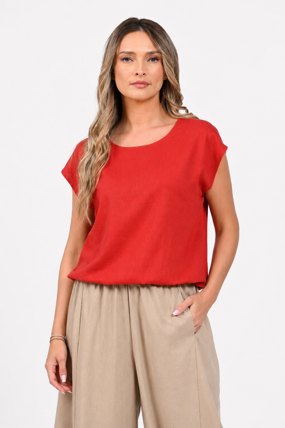 Oferte la Bluza Dama, Eranthe, Kimono, de in, decolteu rotund, maneca kimono, elastic in talie V412