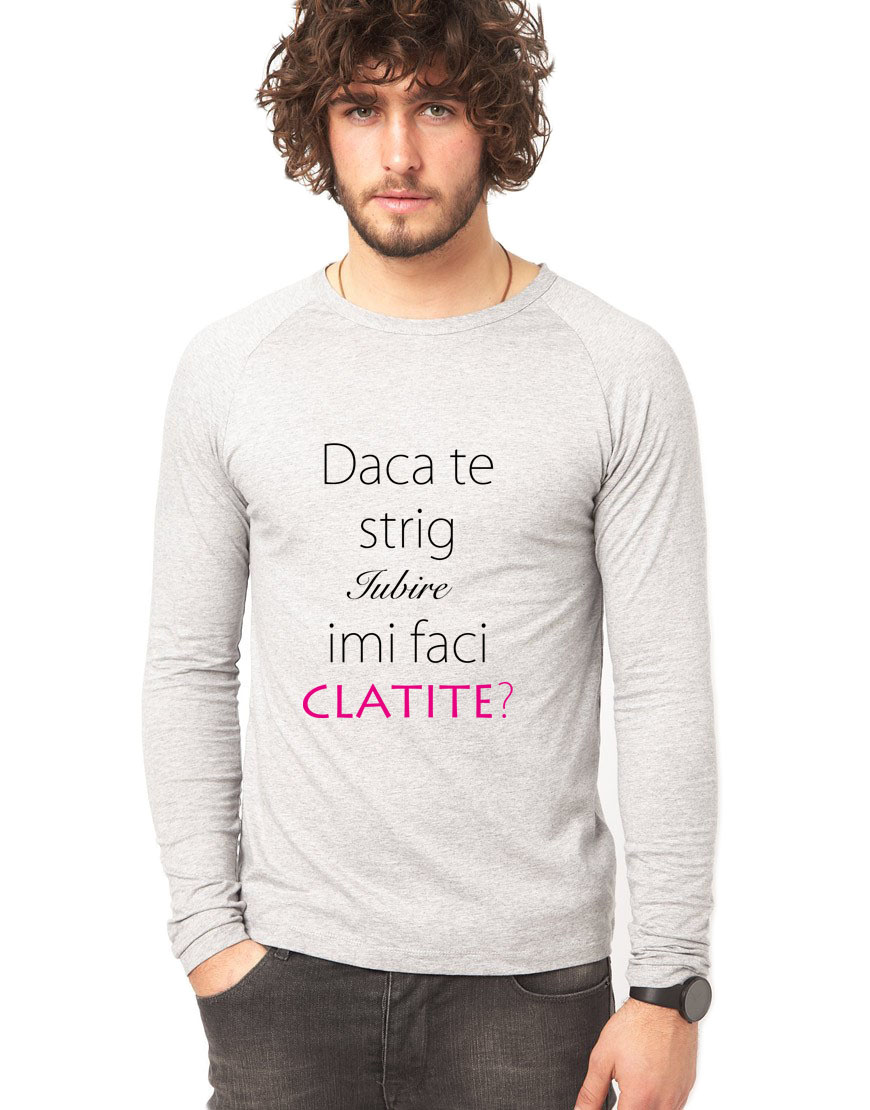 Bluza gri, barbati, Iubire